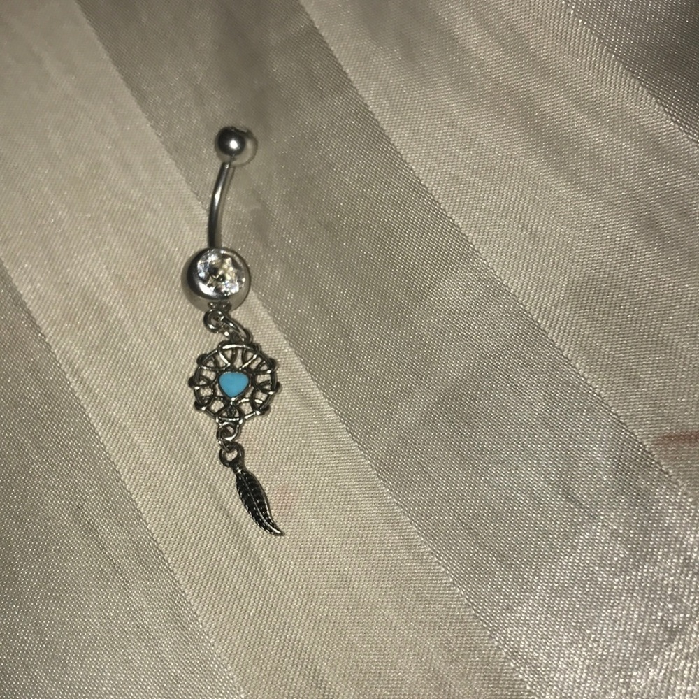 Belly button piercing